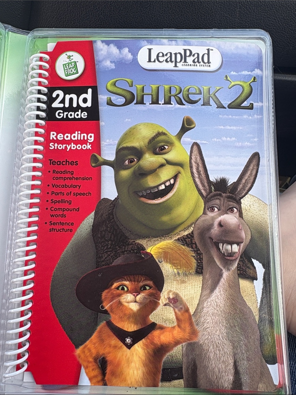 LeapFrog LeapPad Shrek 2 Interactive Book & Cartridge Complete w/ Case - Picture 4 of 4